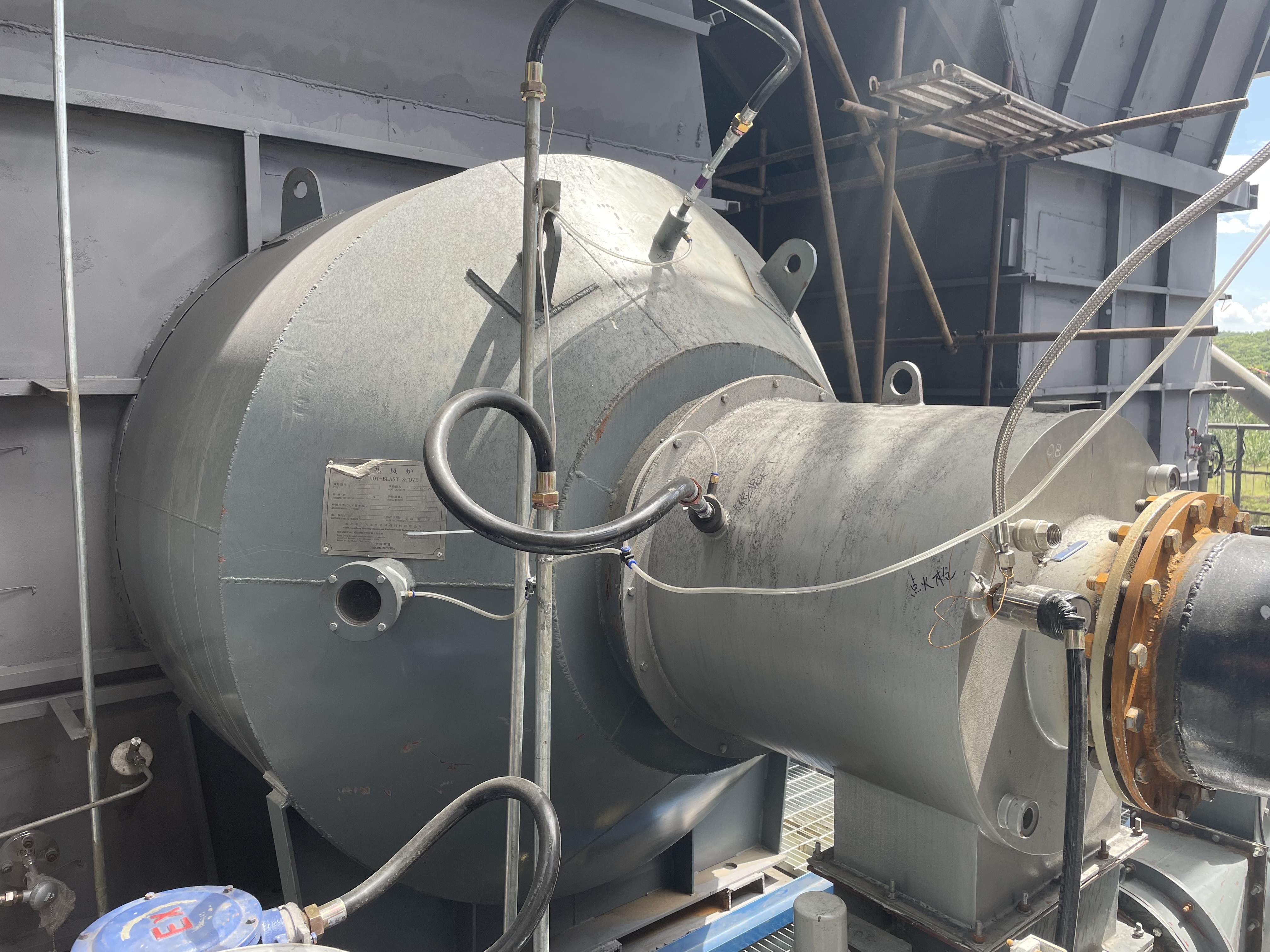 內置直燃熱風爐（鋼廠脫硫脫硝工程配套）